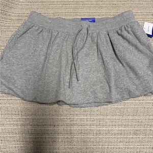 🎯60% OFF! JoyLab Women’s Gray Drawstring Mid Rise Active Cotton Bubble Skort